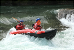 Kayak, canoraft et Hot Dog dans les Pyrénées